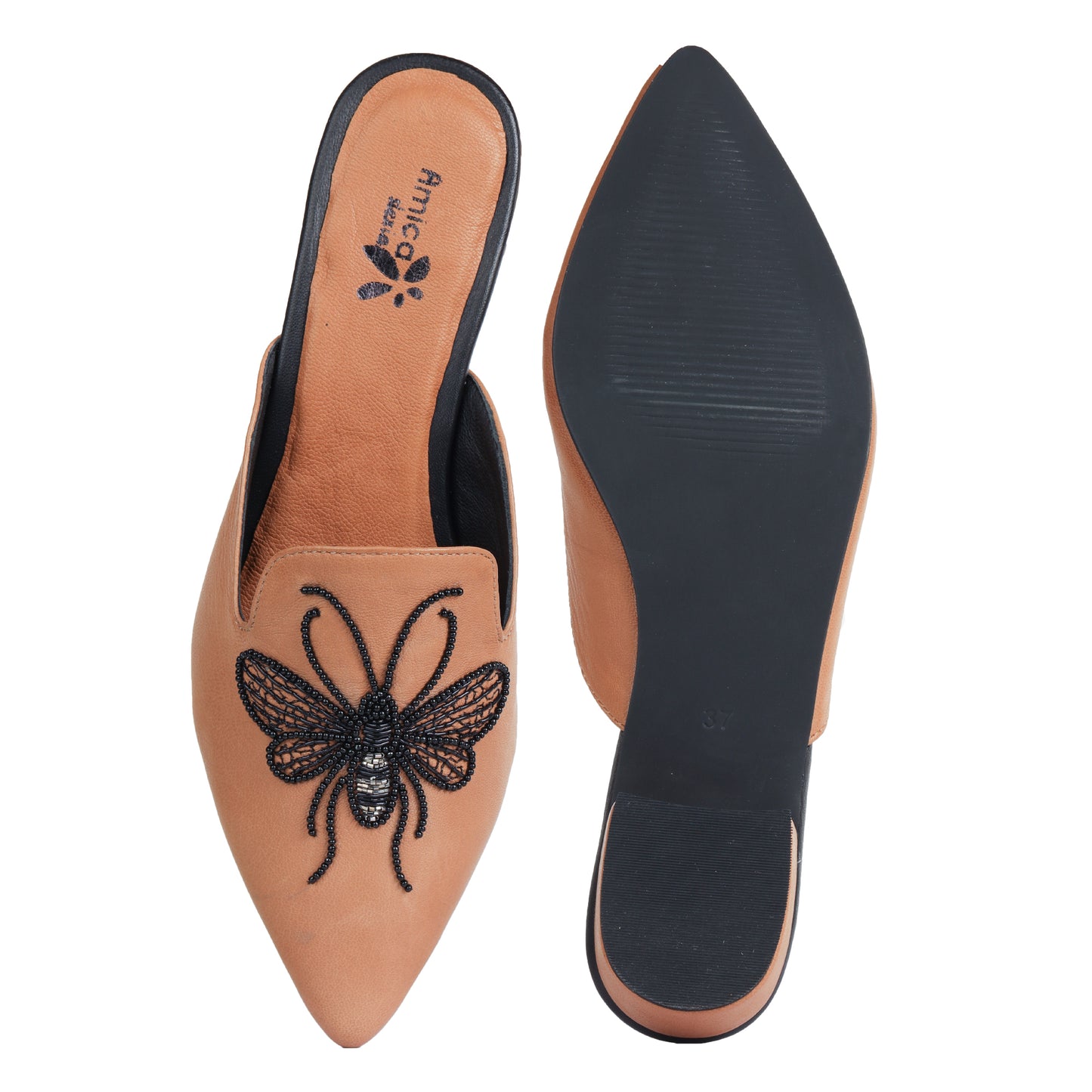 Butterfly on toe
