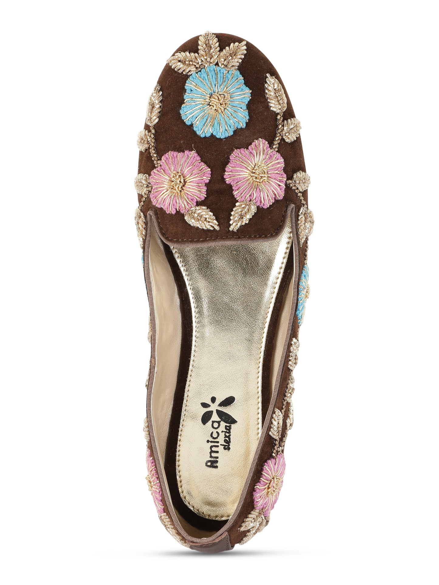 Amica Slexia Brown Clutch & Jutie Set