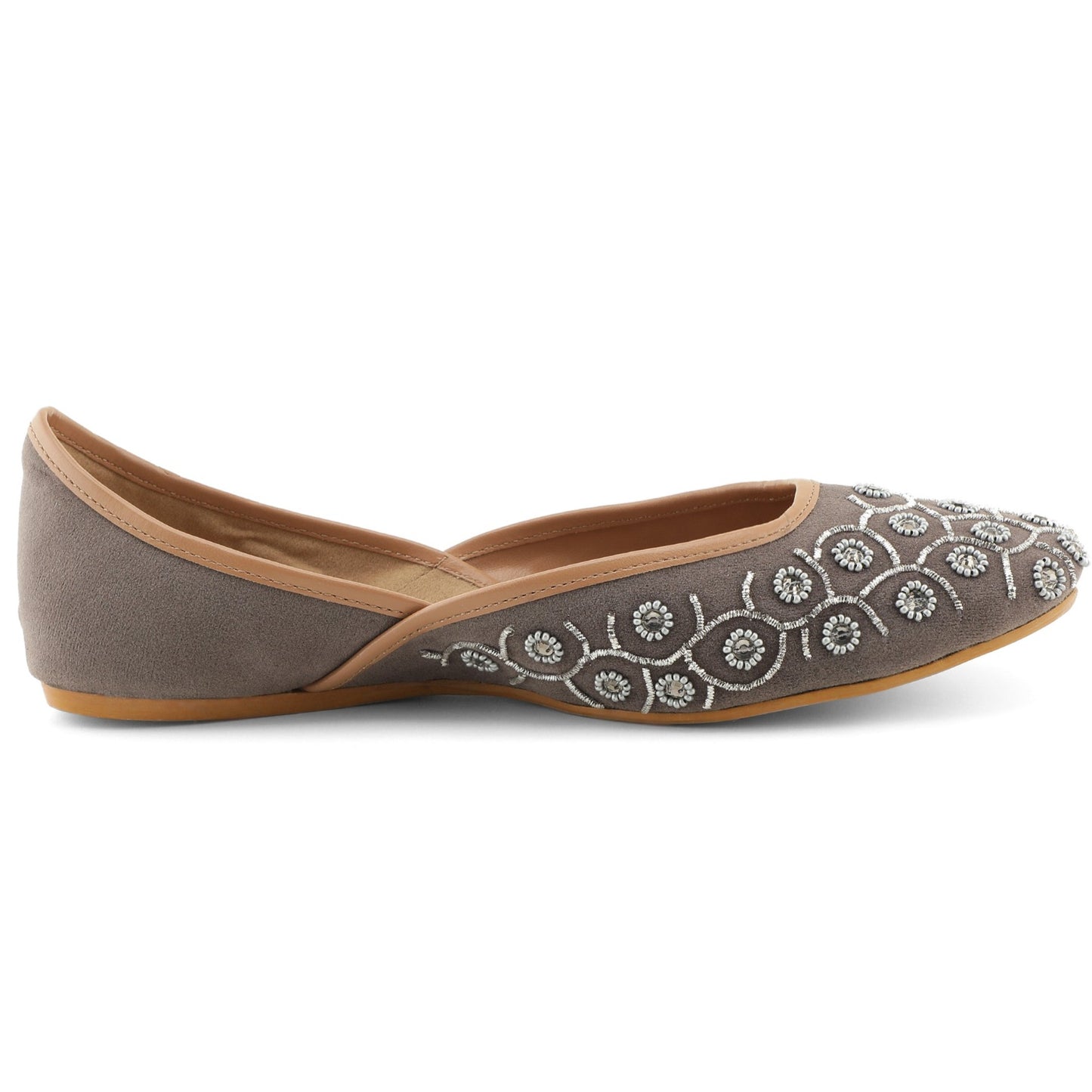 Grey Jaipuri Jutie