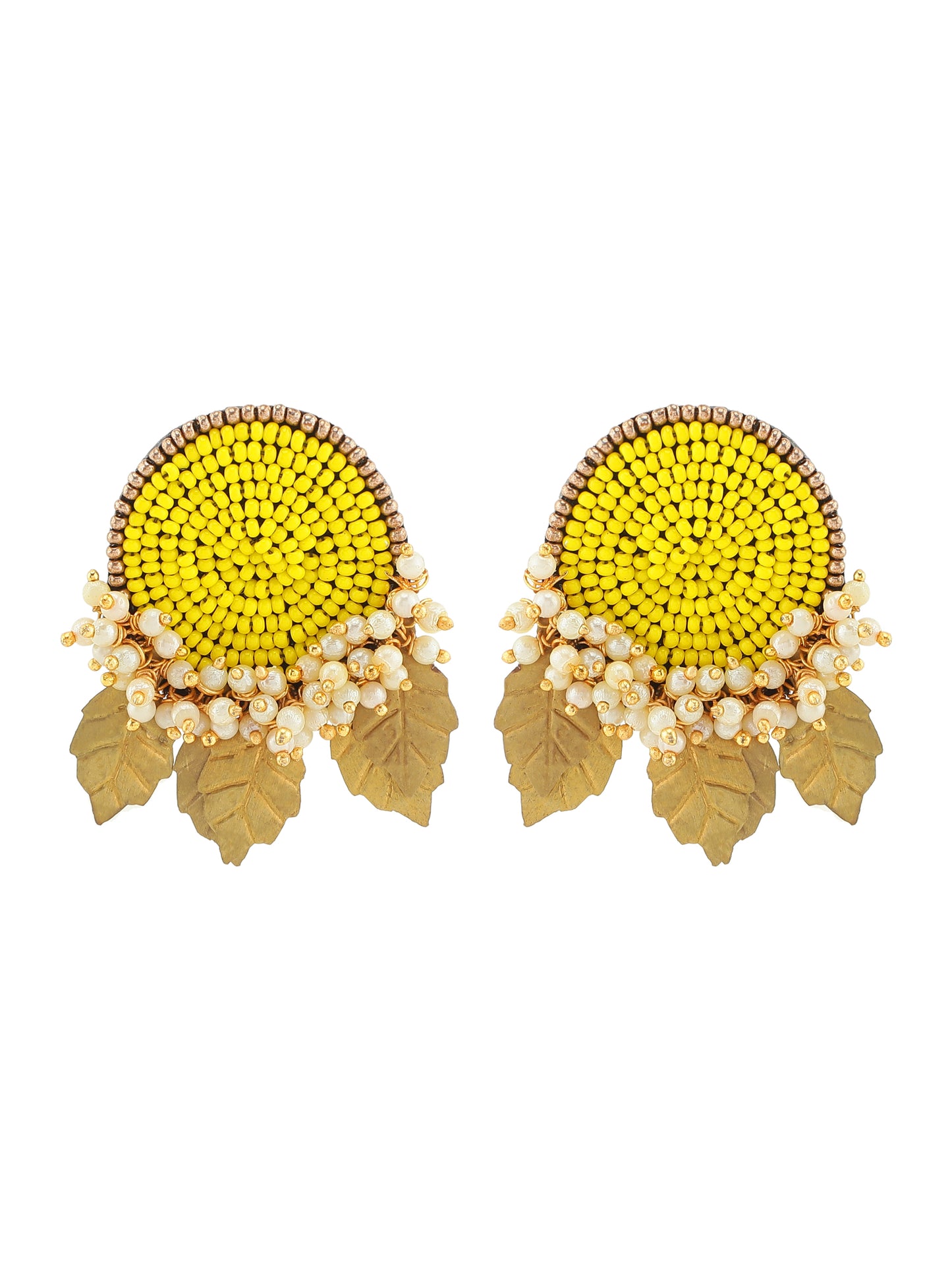 Yellow Banjara Jhumka