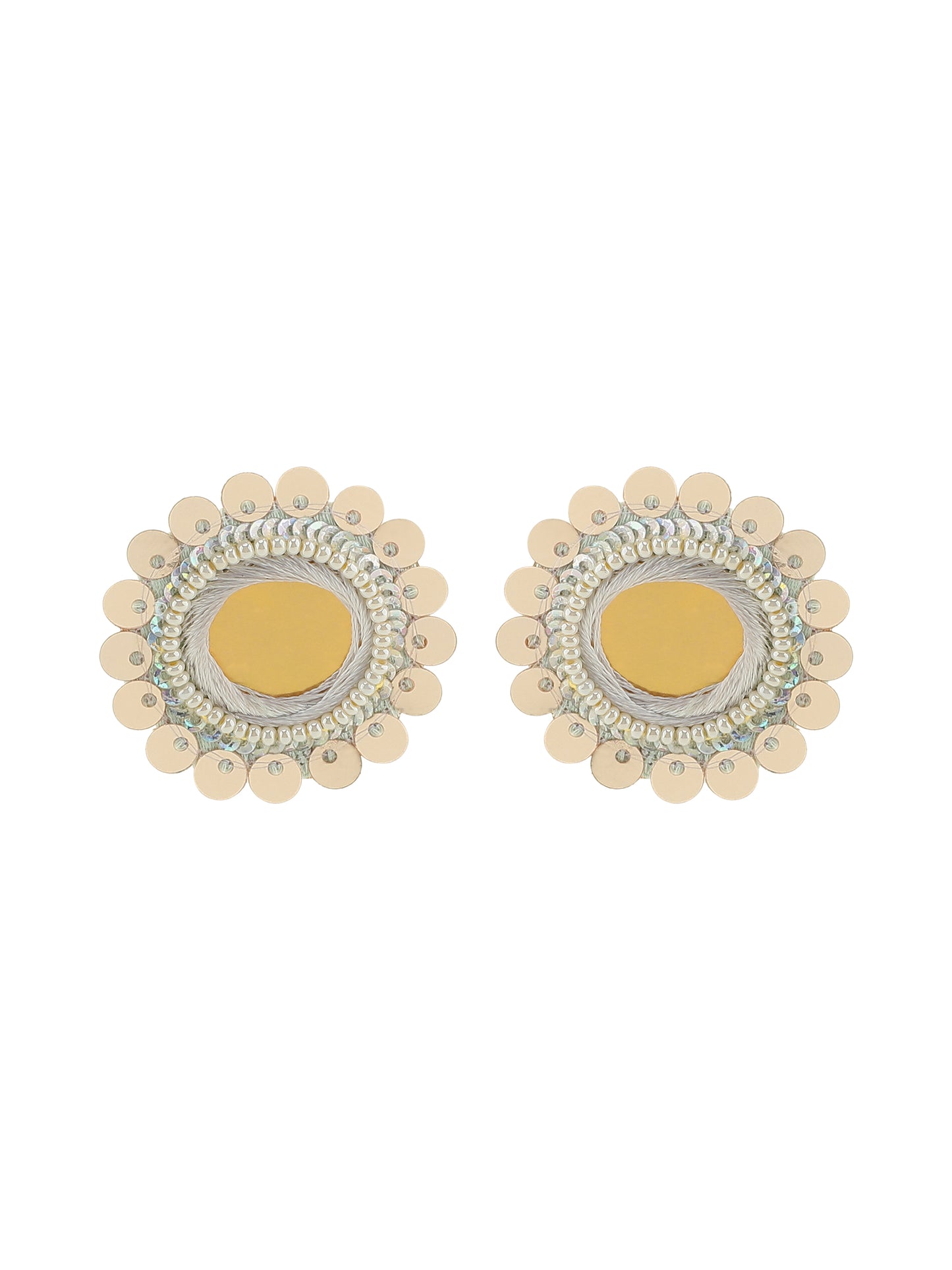 Mustard Gopi Ear Pin
