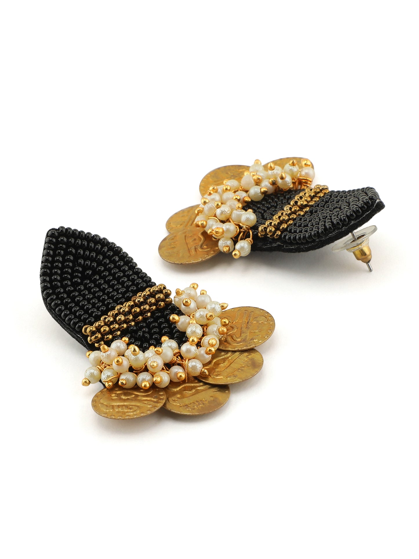 Black 'n' Golden Jhodpuri Jhumka