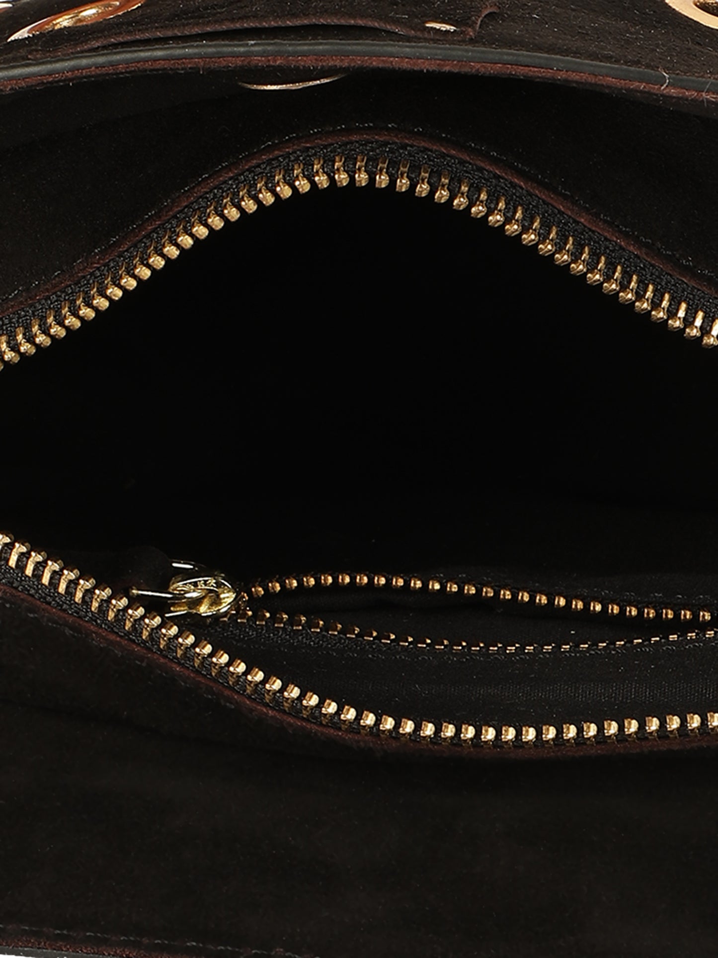 Black Eyelet Sling Bag