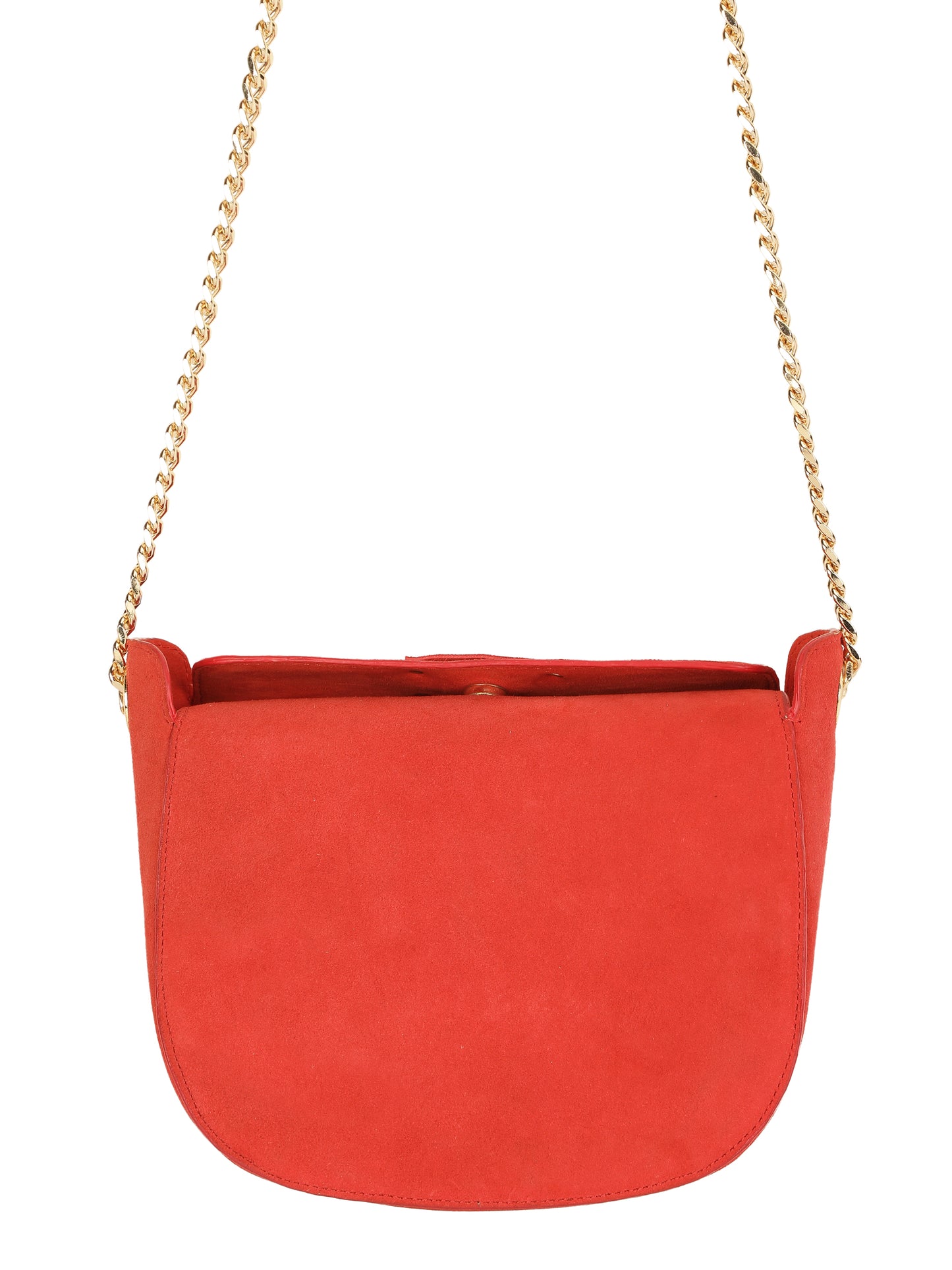 Red Eyelet Sling Bag