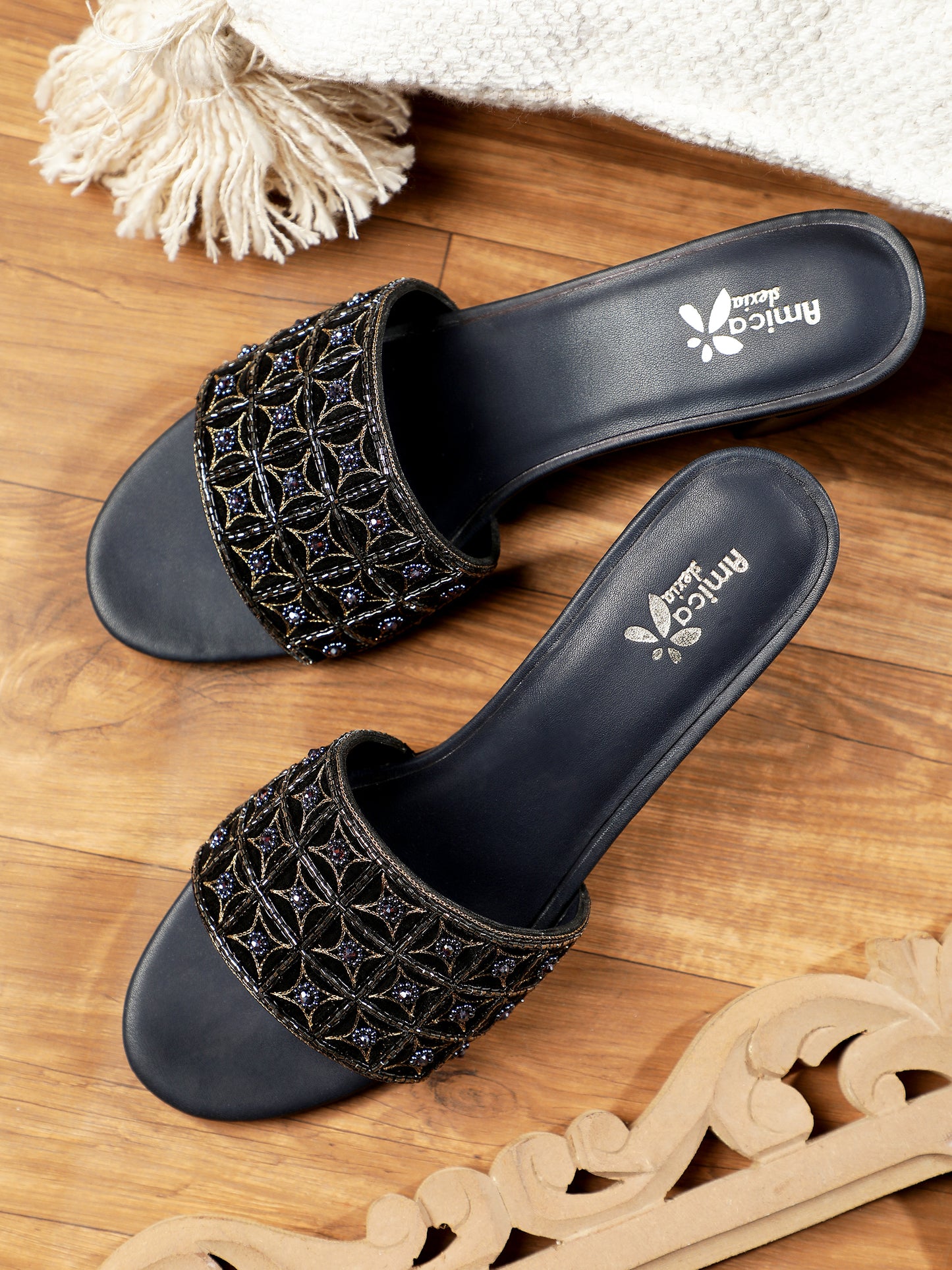 Full Black Rani Look Heels