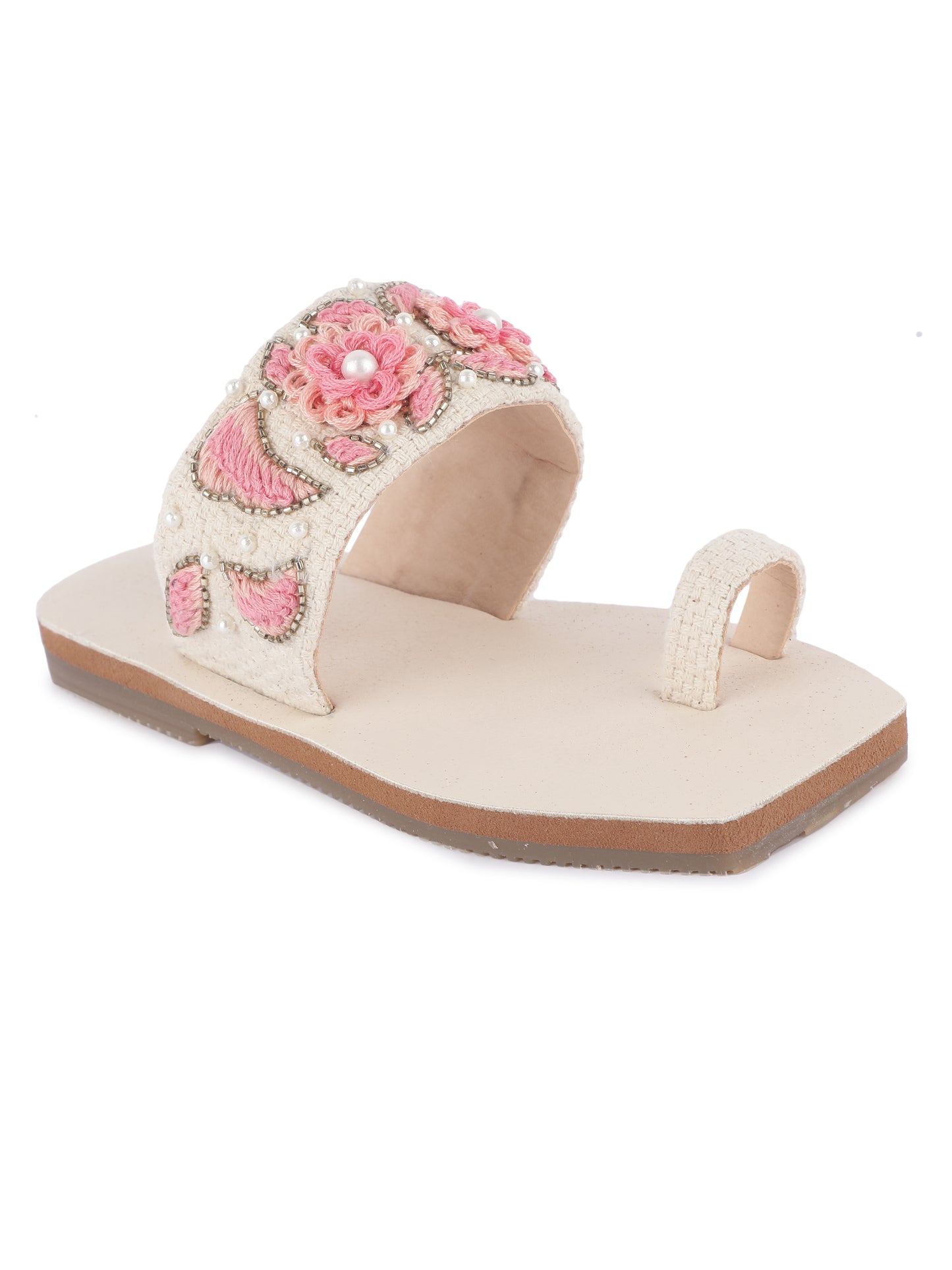 Beige Kid's Footies