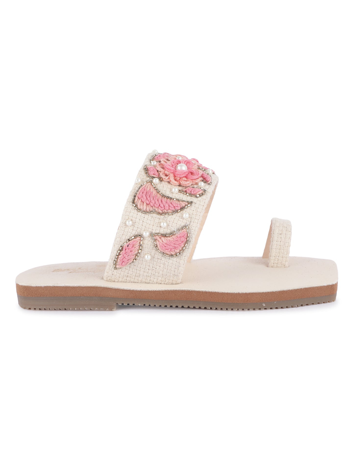 Beige Kid's Footies