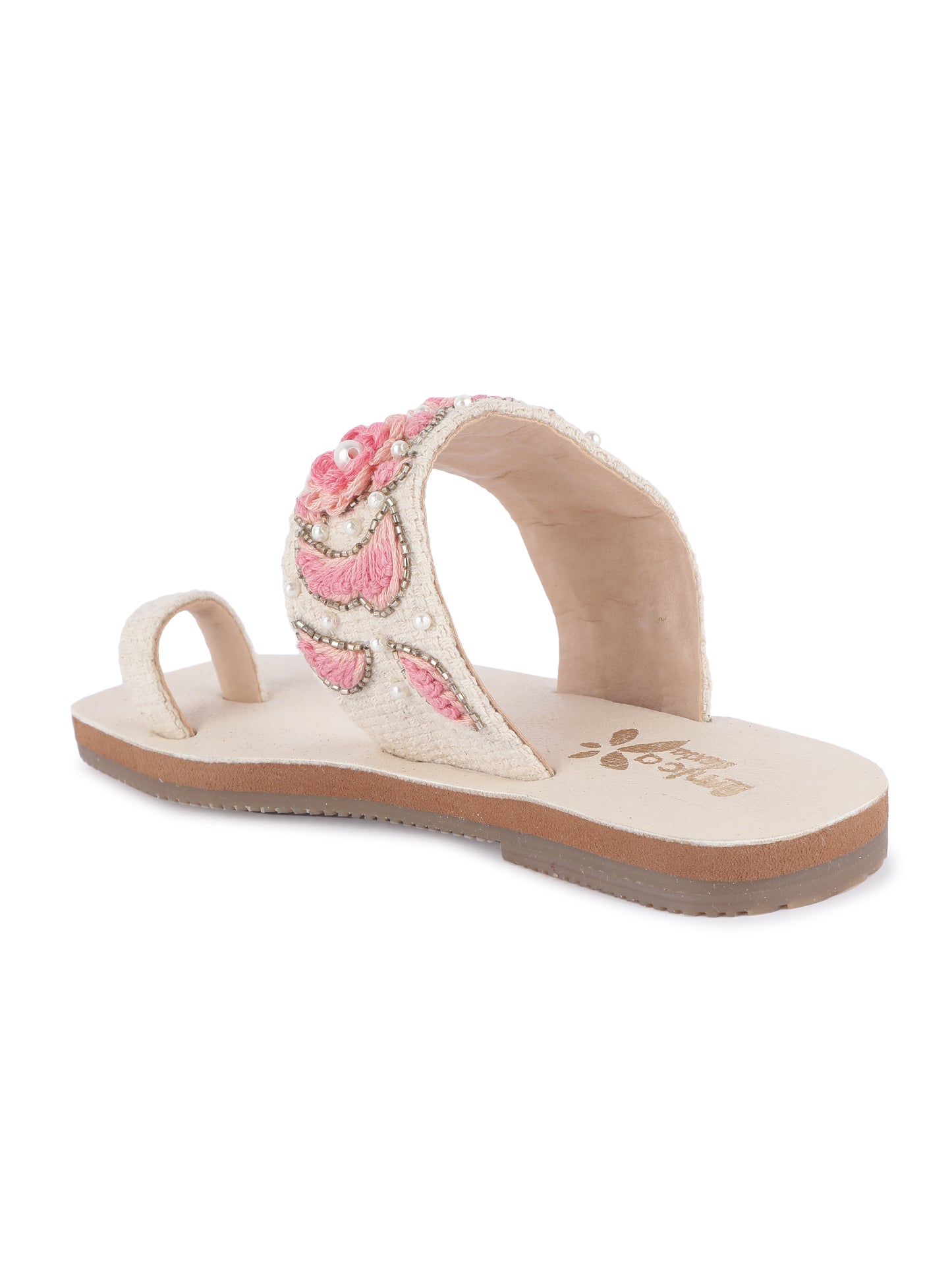 Beige Kid's Footies