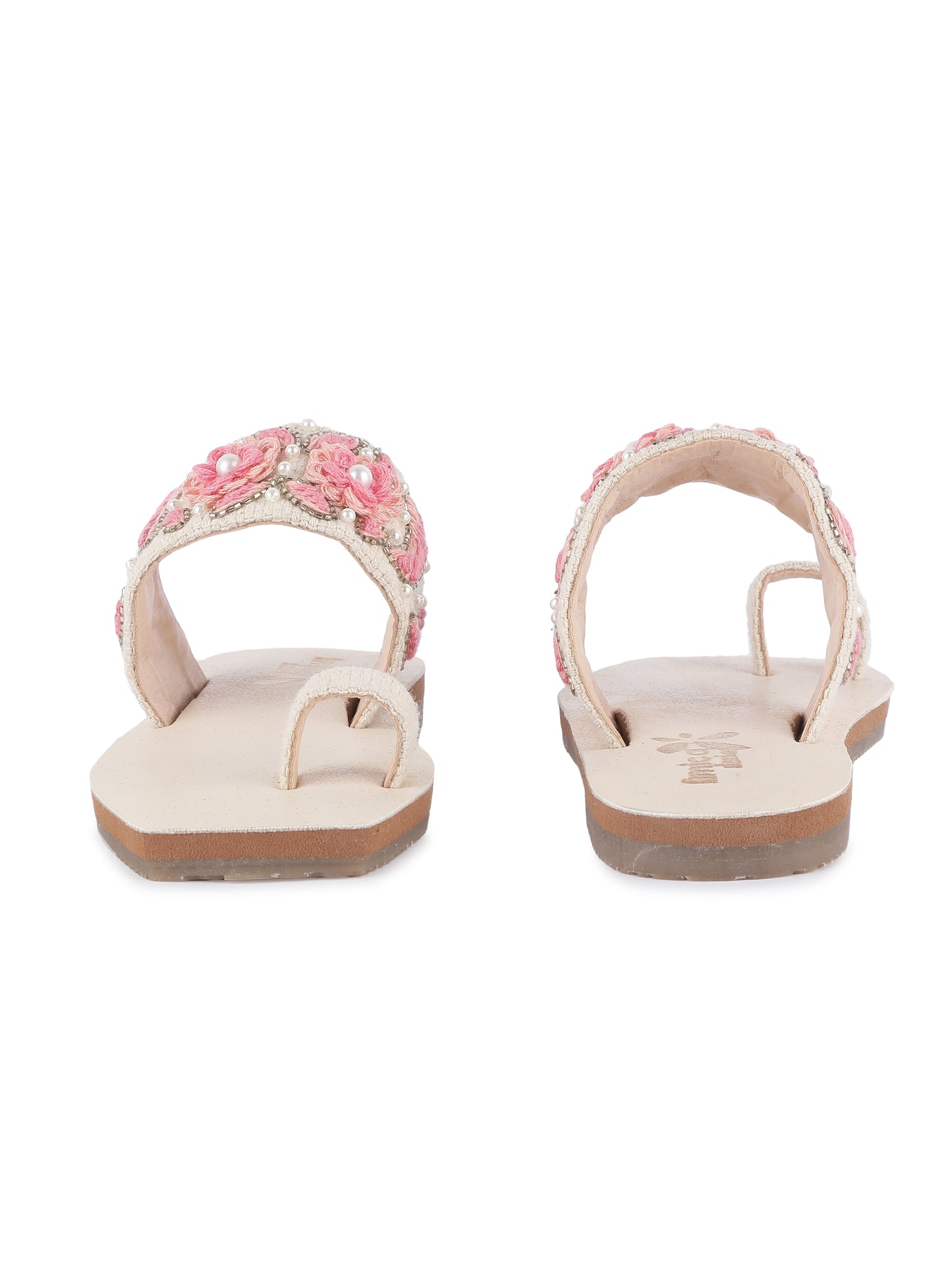 Beige Kid's Footies