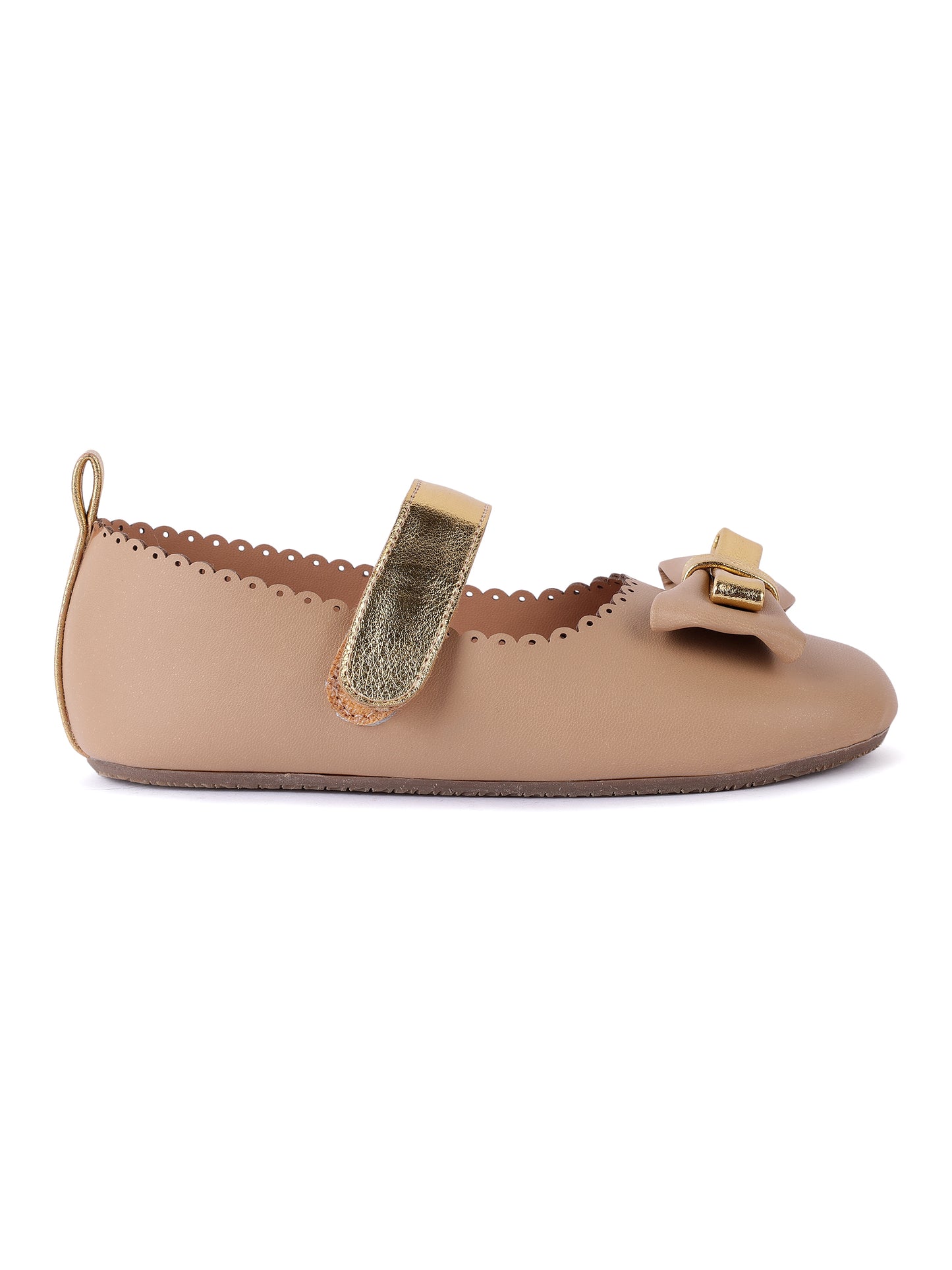 Beige Ballerina Leisure Footies