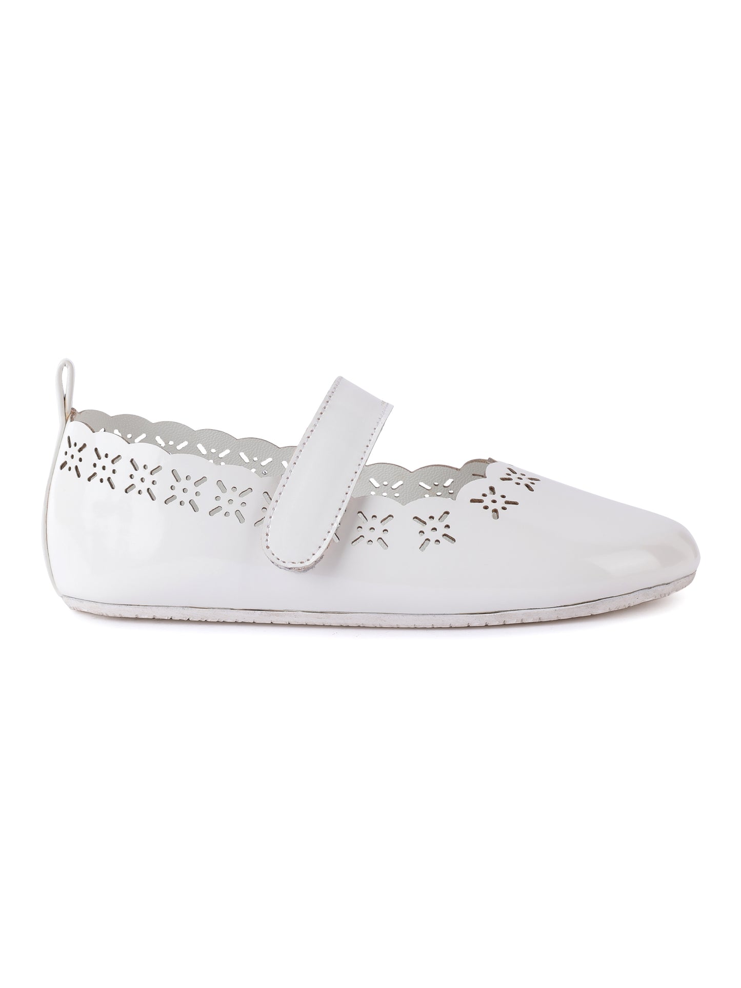 Kids White Ballerina Leisure Footies