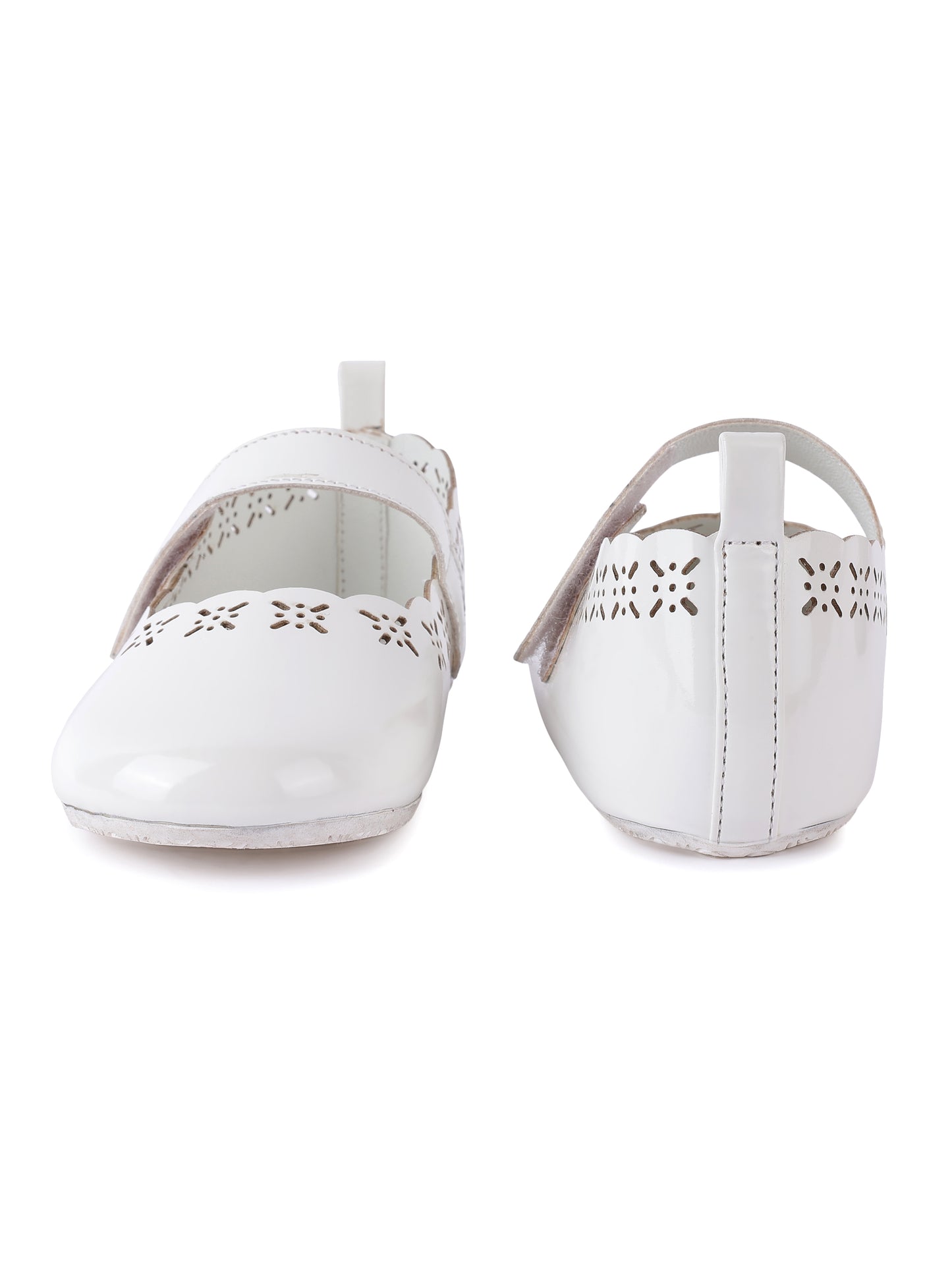 Kids White Ballerina Leisure Footies