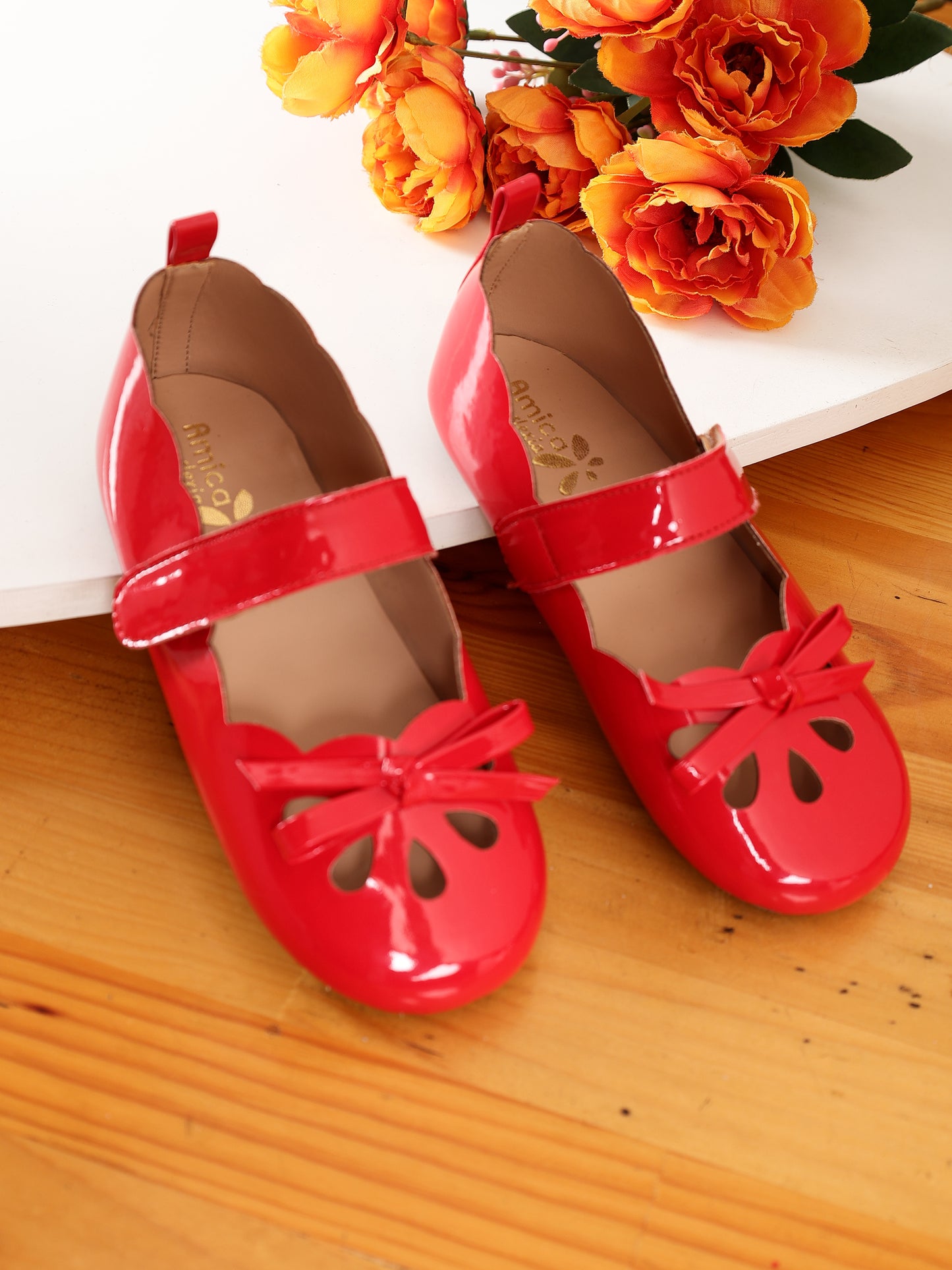 Red Ballerina Leisure Footies