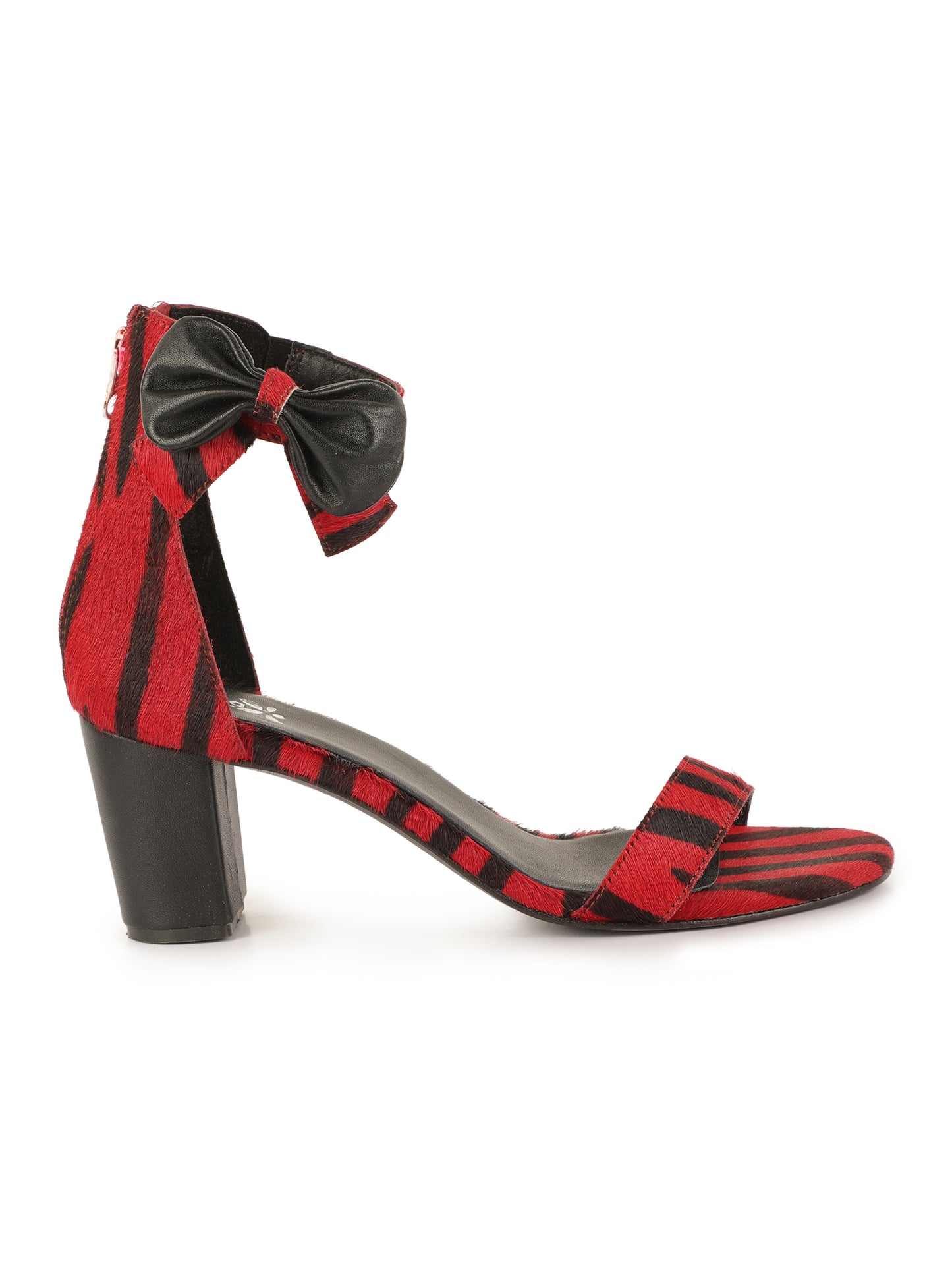 Red Tiger design 3-inches Heels