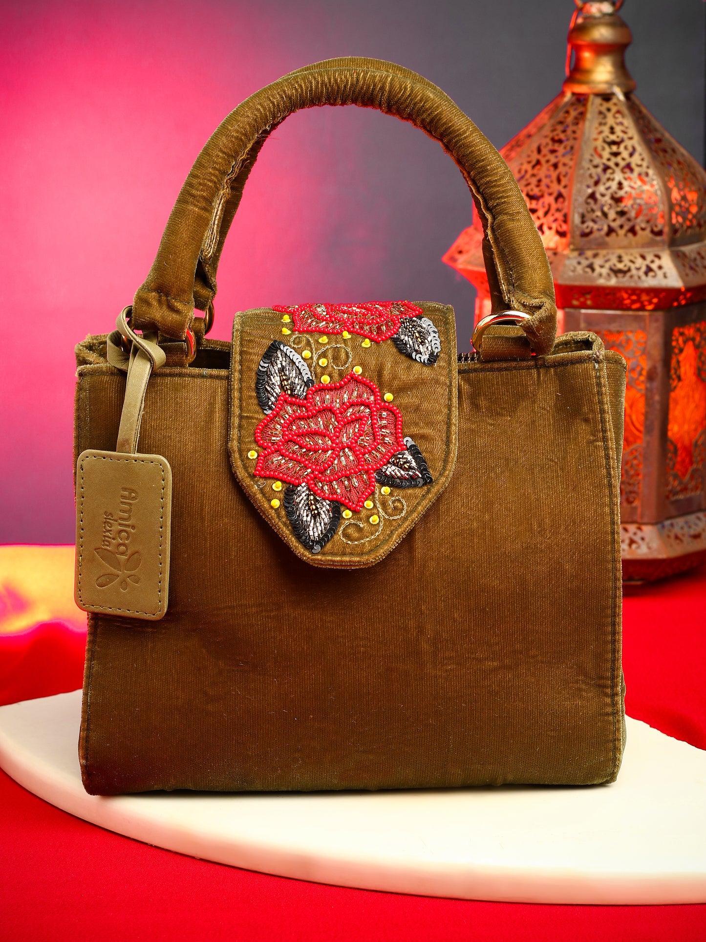 Olive Green Luxury Purse