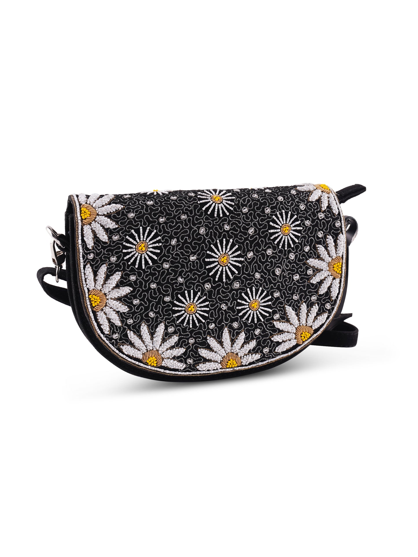 AMICA SLEXIA EMBRODIERY FLATS & CLUTCH