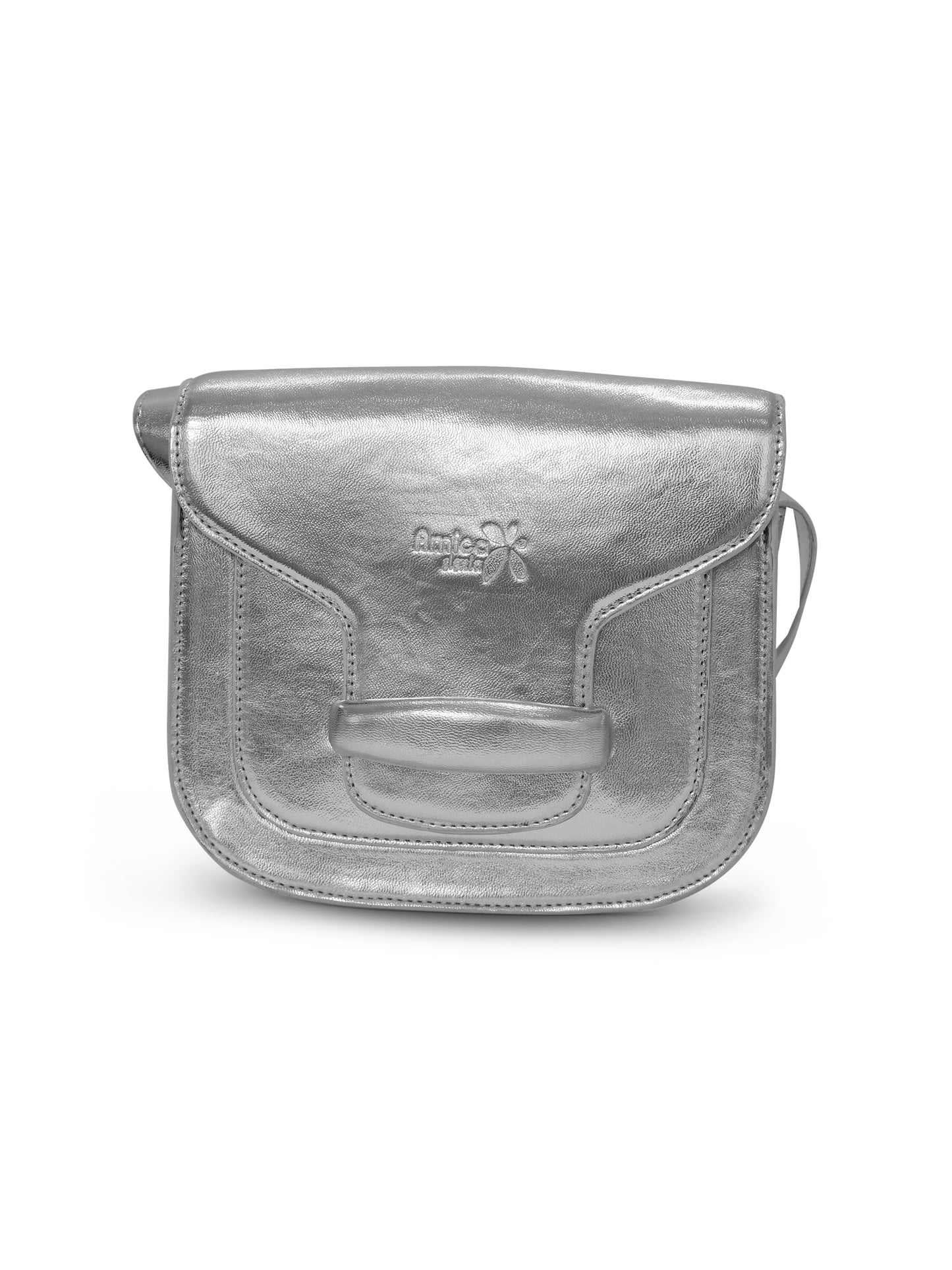 AMICA SLEXIA SILVER FLATS & CLUTCH