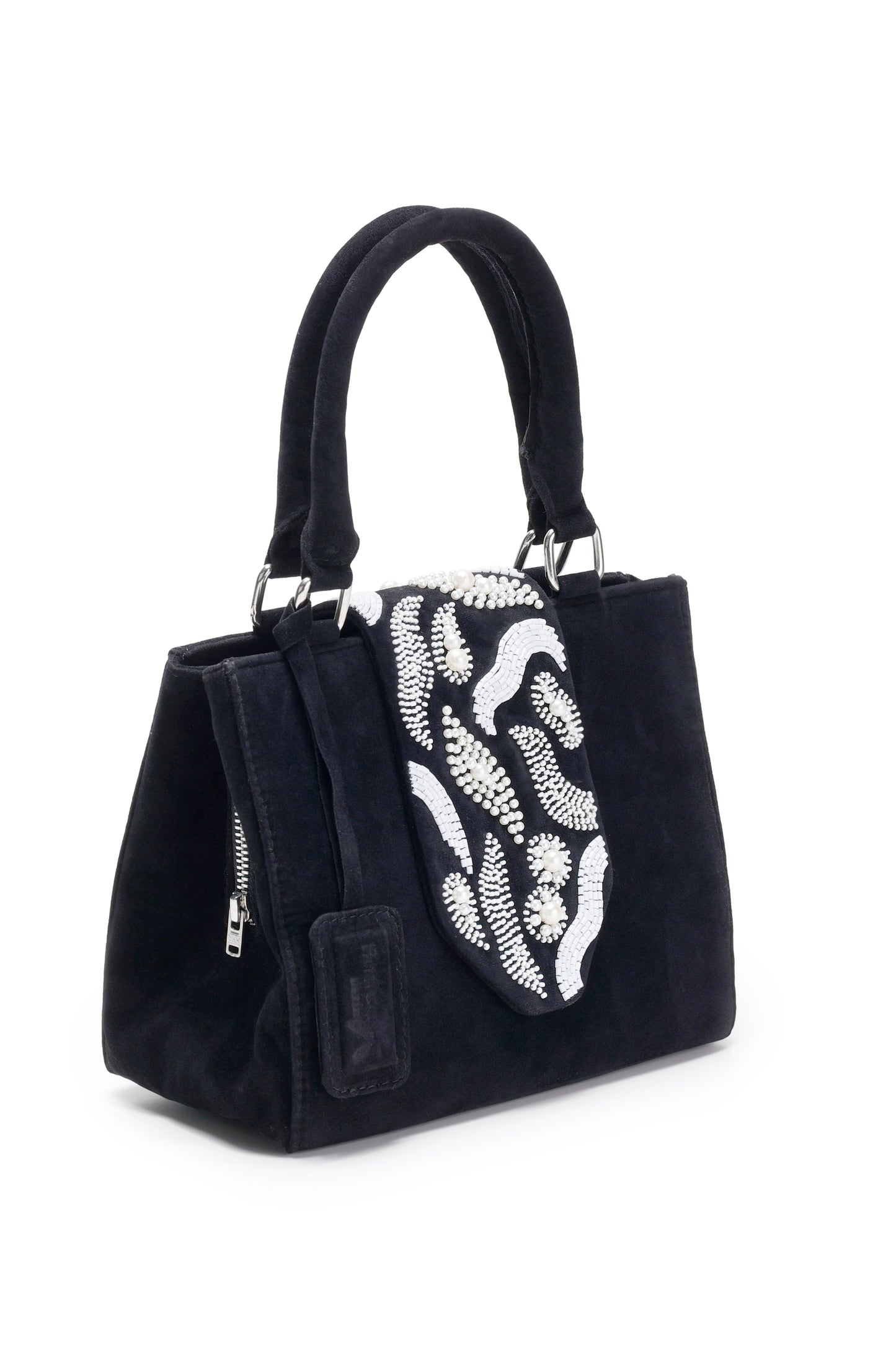 Black Designer Heels and Handbag Party Set
