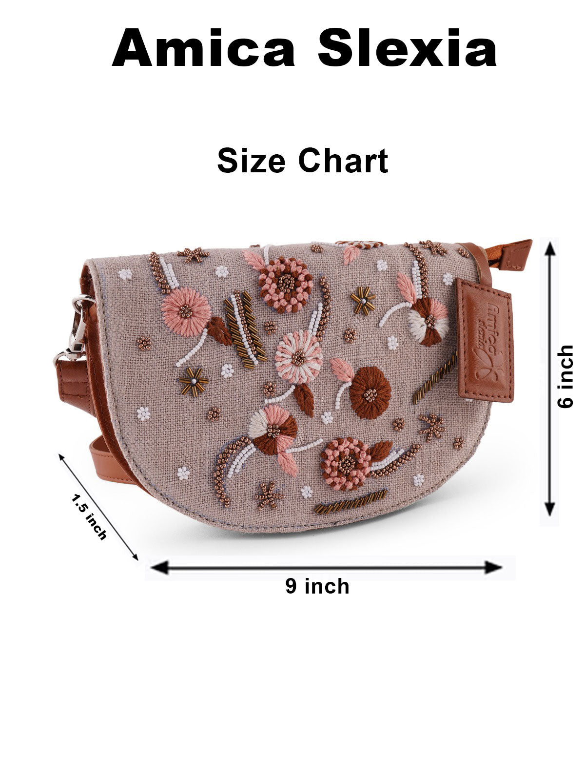 Brown Women Sling Bag Handcrafted Stylish Printed Sling bag for Women, Girls Travel Crossbody Bags