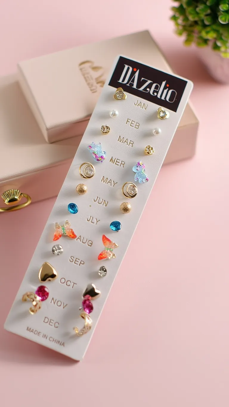 Cute Stud Earrings Set for Women
