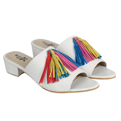 Multi Tassel Mule