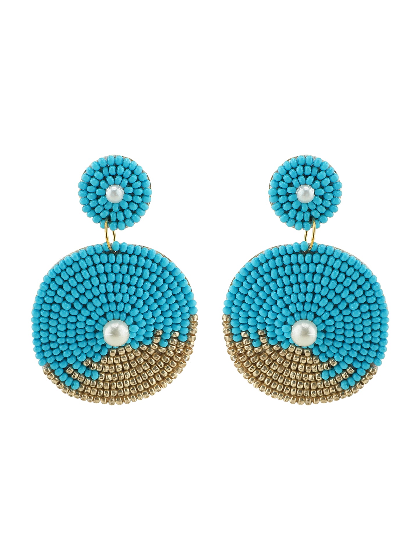 Royal Sky Blue Jhumka