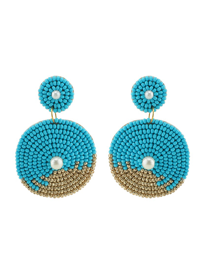 Royal Sky Blue Jhumka