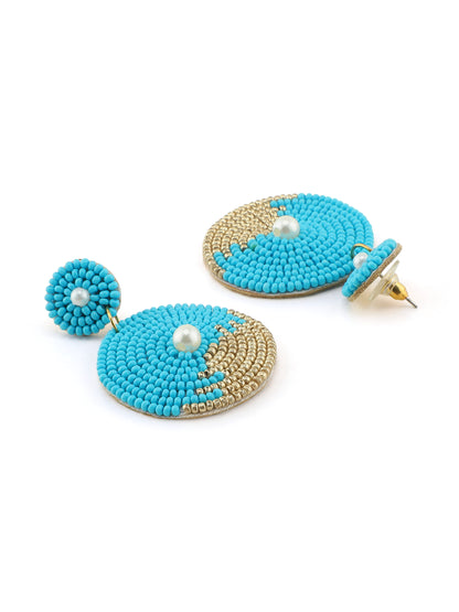 Royal Sky Blue Jhumka