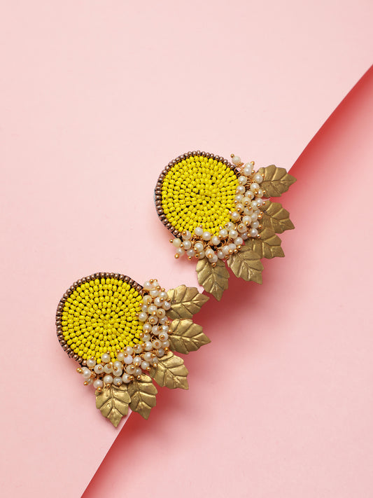 Yellow Banjara Jhumka