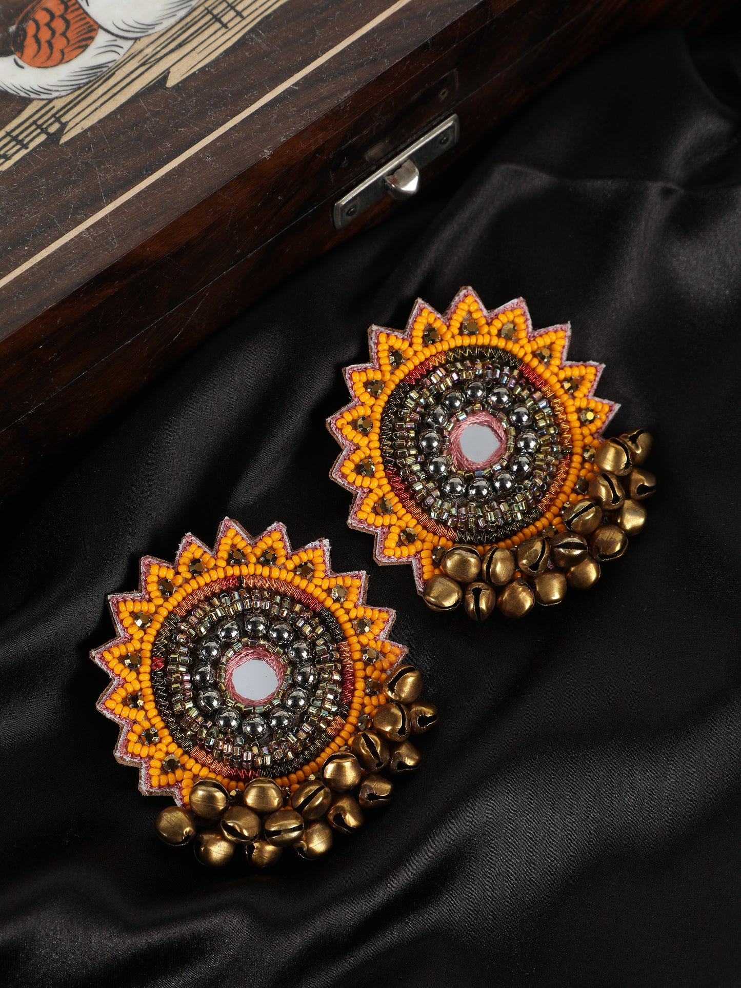 Sun Flower Design Earring