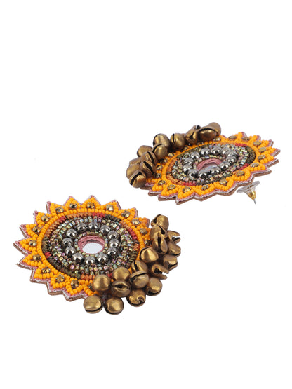 Sun Flower Design Earring