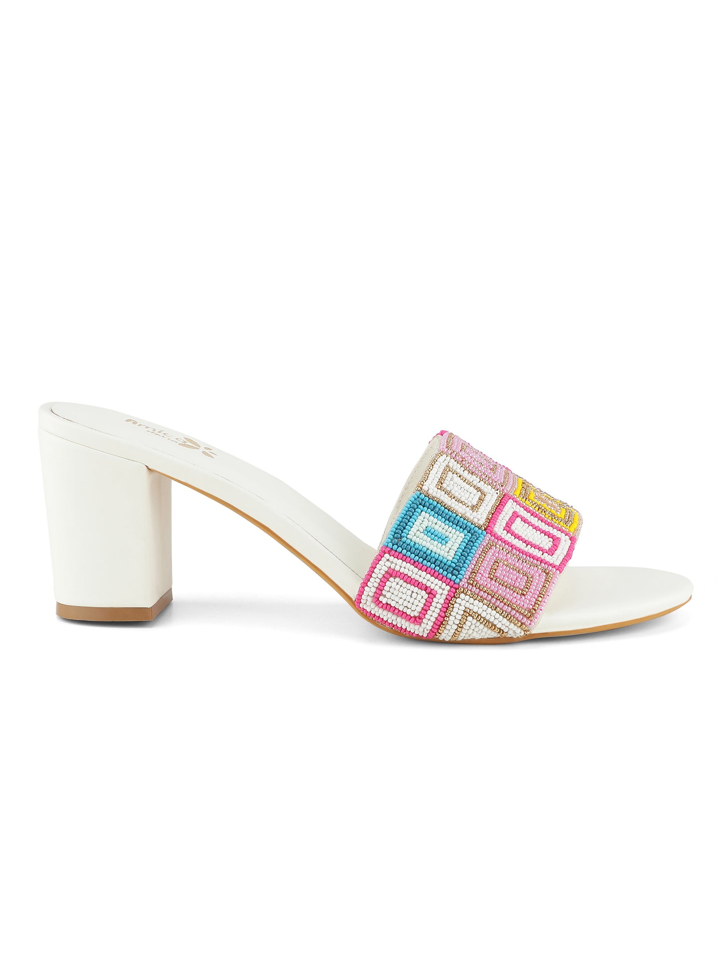 Multi Color jaipuri Design Heels