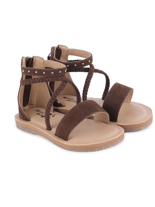 Brown High Ankle Kid's Lona