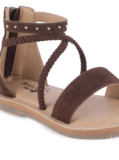 Brown High Ankle Kid's Lona