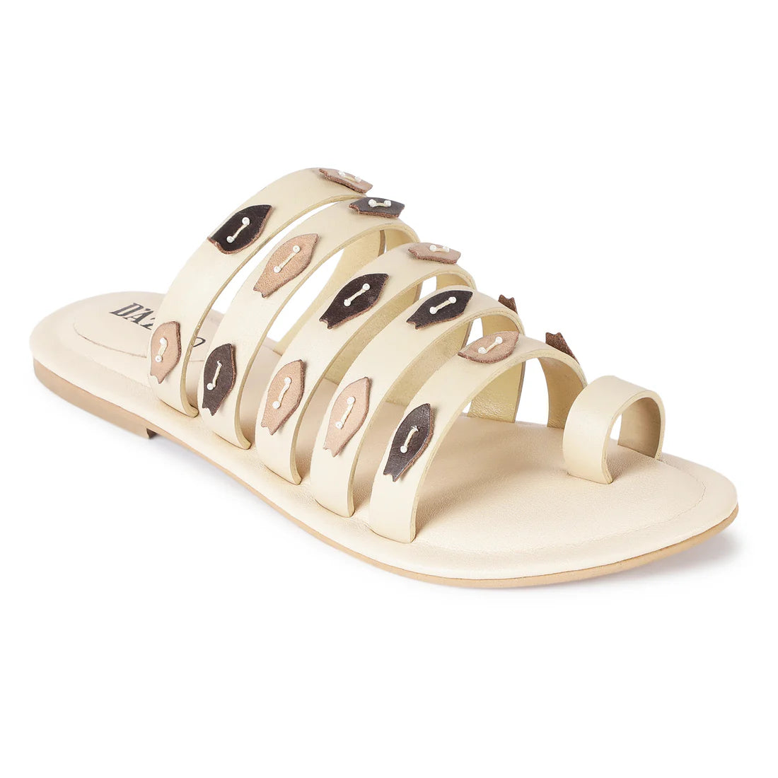 Fish on the top leather flats