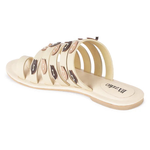 Fish on the top leather flats