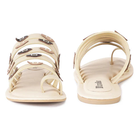 Fish on the top leather flats