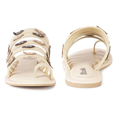 Fish on the top leather flats