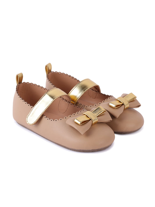 Beige Ballerina Leisure Footies