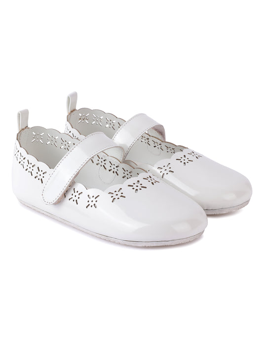 Kids White Ballerina Leisure Footies