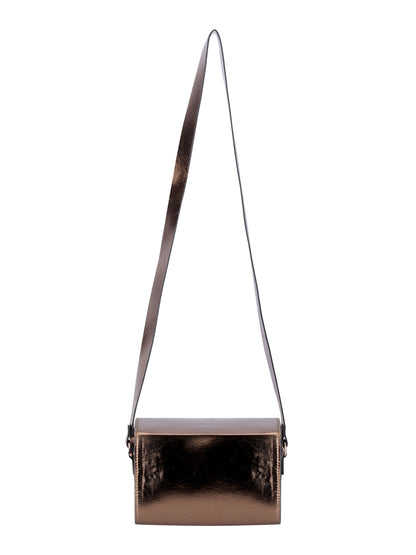 Amica Slexia Women’s Golden Metallic Sling Bag