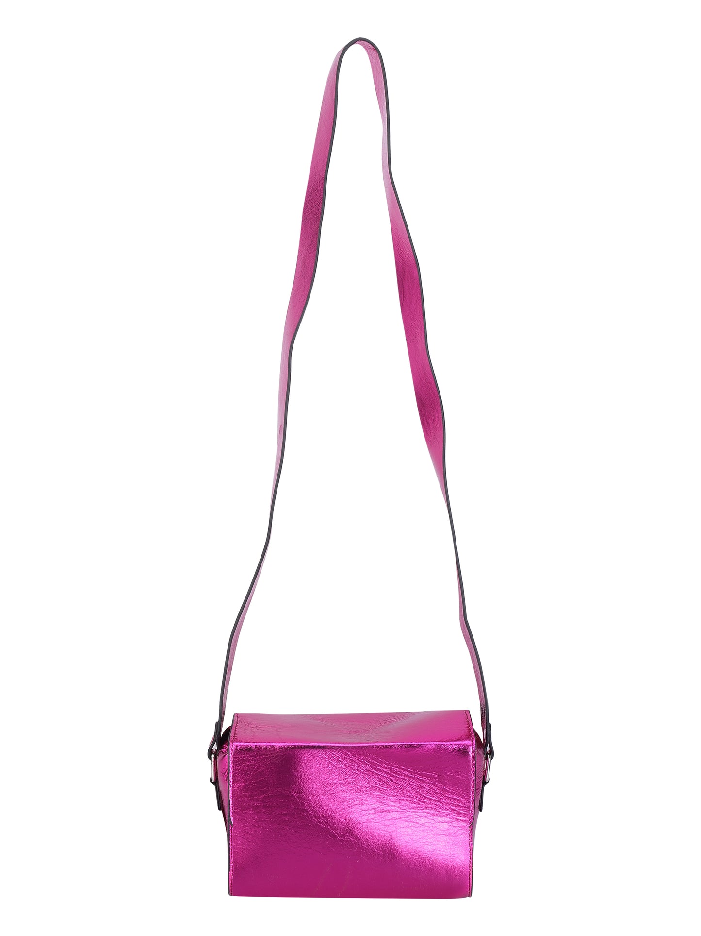 Women’s Metallic Pink Crossbody Sling Bag