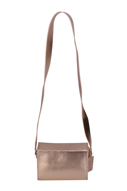 Amica Slexia Women’s Rose Gold Metallic Sling Bag