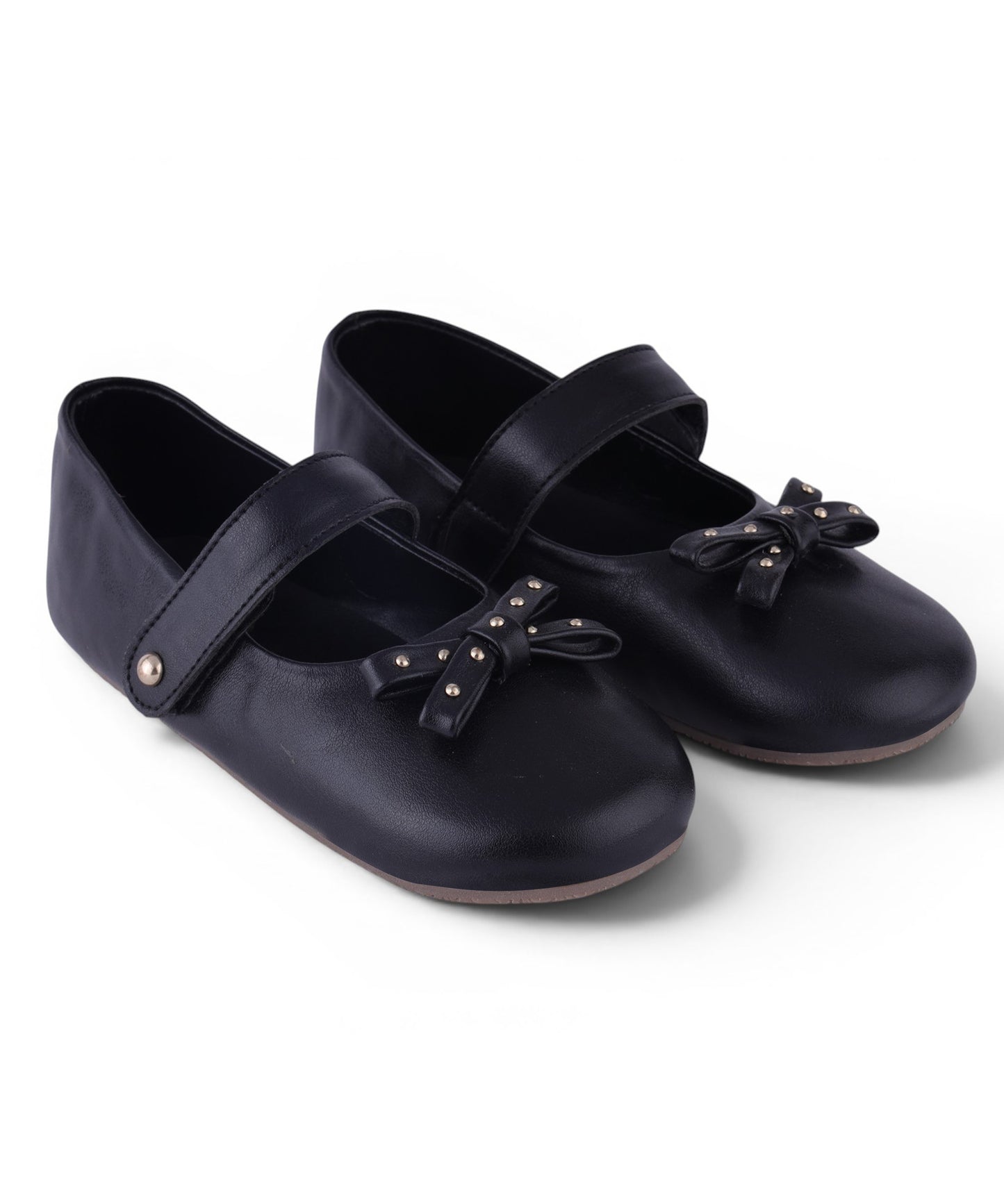 Amicaslexia Kids Black Bow Ballerinas