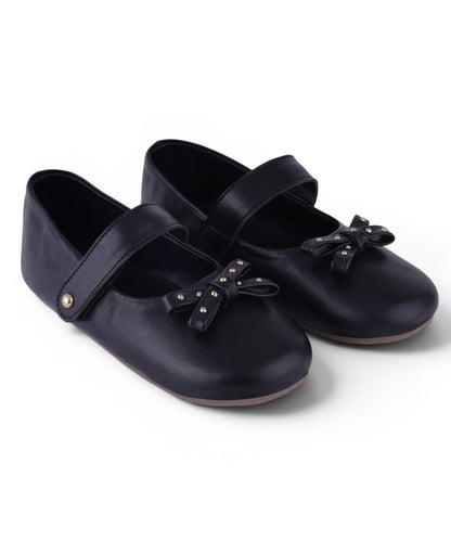 Amicaslexia Kids Black Bow Ballerinas