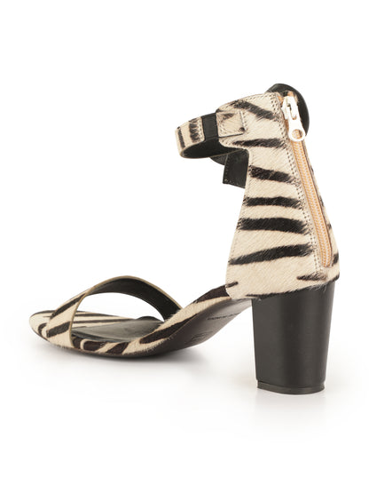 Black Tiger Design 3-inches Heels