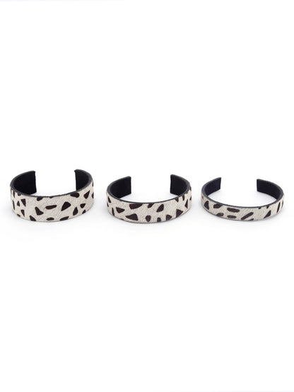 White Poli Bangle (Set of 3)