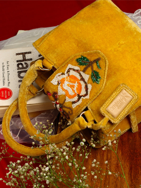 Mustard Yellow Luxury Purse