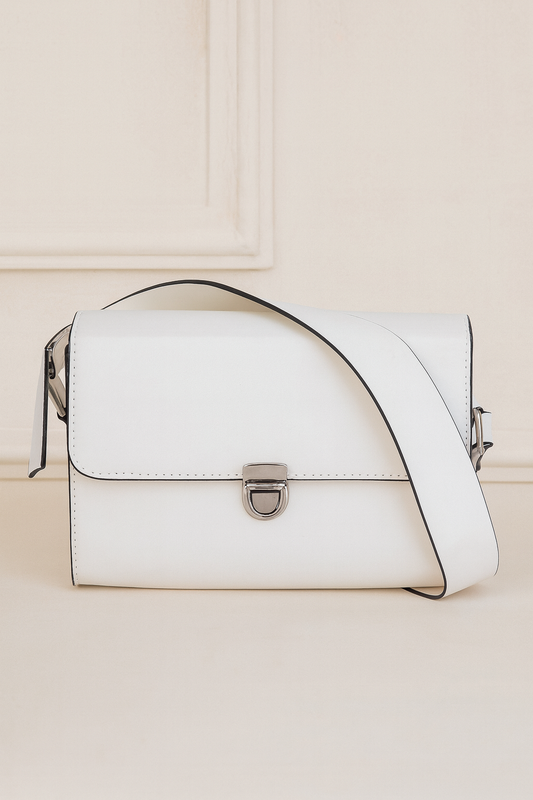 Women’s White Crossbody Sling Bag