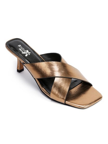 Amica Slexia Women’s Metallic Bronze Heels